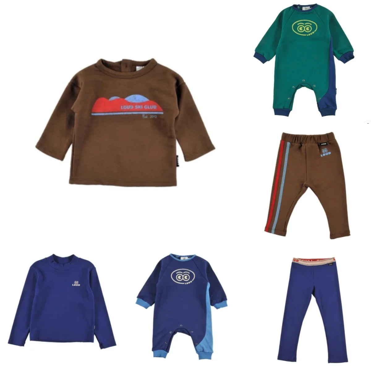 2026AW LOUD Baby Romper Autumn Warm Cotton Unisex Baby Clothes Diagonal Zipper Long Sleeve Crawling Suit