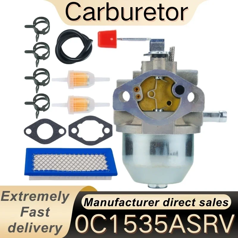 

0C1535ASRV Carburetor for Generac 4000XL 4000EXL NIKKki 97747 C1535 GN220 GH220HS W436BRE T44 Sears Troy Built 7.8HP Generator