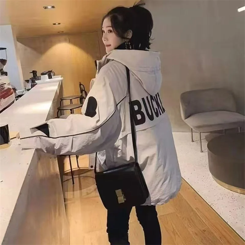 New Korean Version Of Retro Cotton-padded Coat Overalls 2024 Cotton-padded Bread Winter Loose Joker Thickened Cotton-padded Coat