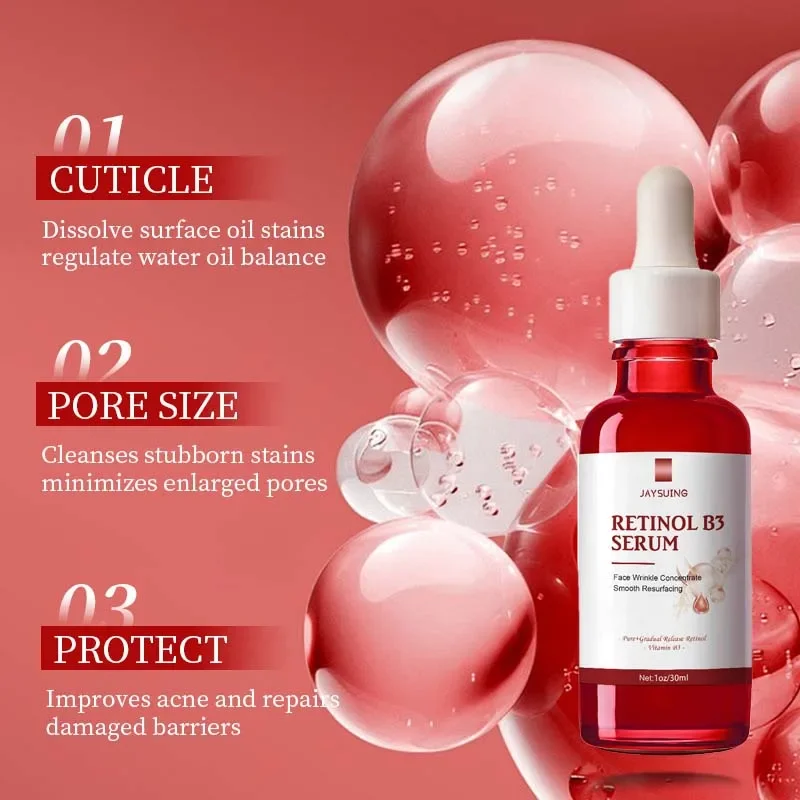 المضادة للتجاعيد الريتينول B3 الوجه جوهر ترطيب تتلاشى غرامة خط رفع ثبات إصلاح السلس تغذي تشديد سطع المصل #5