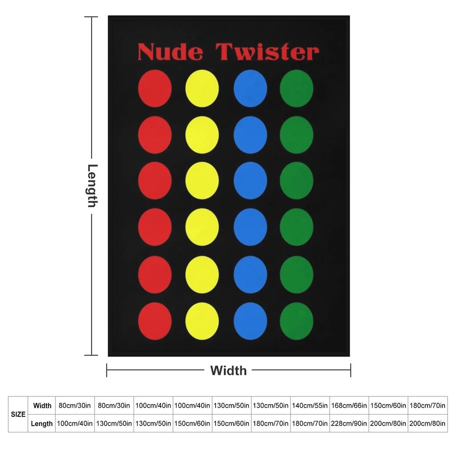 Naked Twister Parody Bedspread Throw Blanket funny gift Decorative Sofas Travel heavy to sleep Blankets
