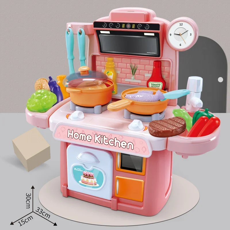 Ensemble de jouets de cuisine familiale pour enfants, marmite pour bébé fille, garçon et fille, simulation de cuisine, ustensiles de cuisine