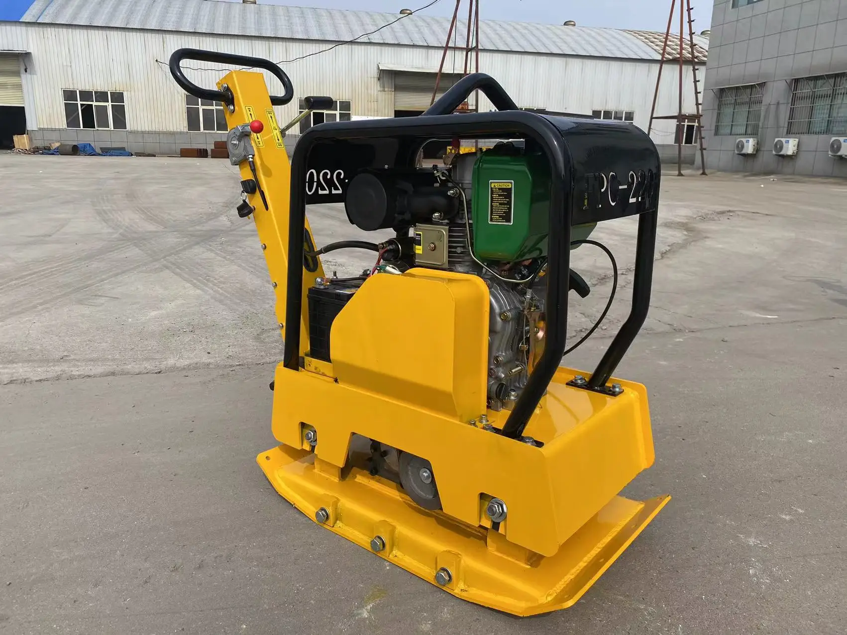 Compactador de placas de 220 kg