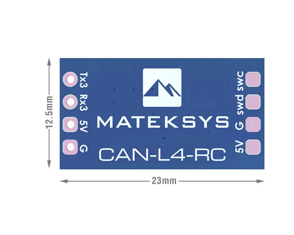 Matek Systems AP_PERIPH CAN RC INPUT ADAPTER, CAN-L4-RC  FPV Racing Drone Long Range