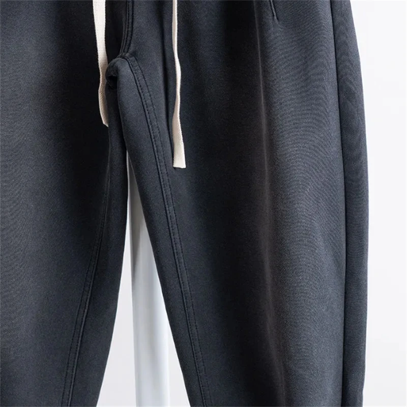 Men Black Sport Sweatpants Loose Jogging Pants Casual Harem Pants Male Trousers