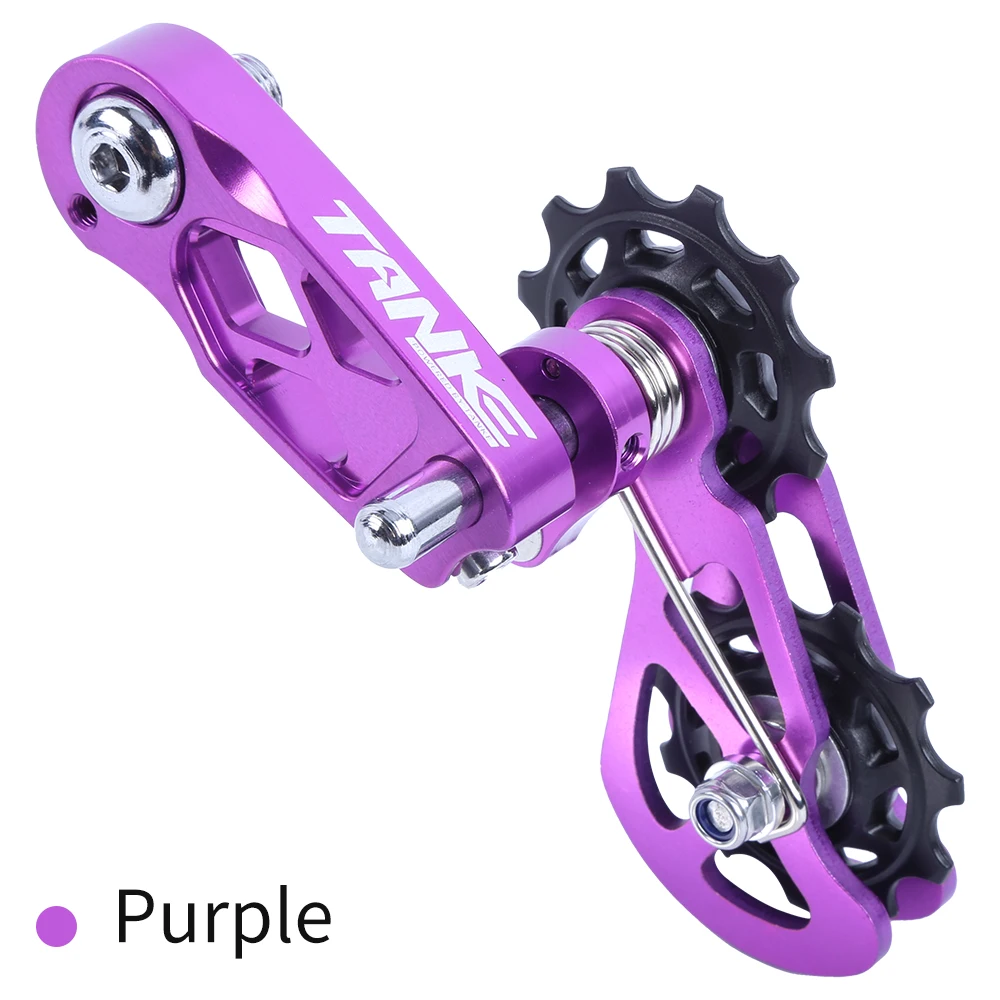 TANKE MTB Dirt Jump Single-Speed Mountainbike Kettenspanner XC DJ AM DH Kettenführung Fahrradzubehör CNC-gefräste Umlenkrolle