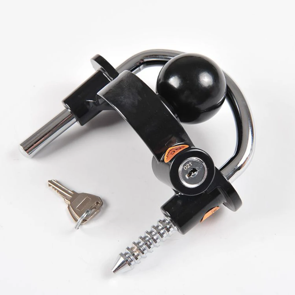 Hitch Lock Heavy-Duty Hook Rustproof Accessories U-Shaped Lockstitch Trailer Ball Coupler Anti-Theft Locks