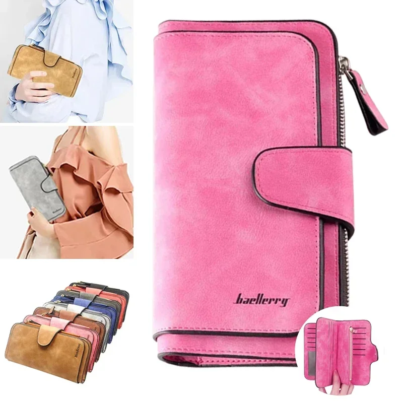 

Fashion PU Leather Wallet Purse Women Long Wallet Gold Hollow Leaves Pouch Handbag For Women Coin Purse Card Holders Clutch