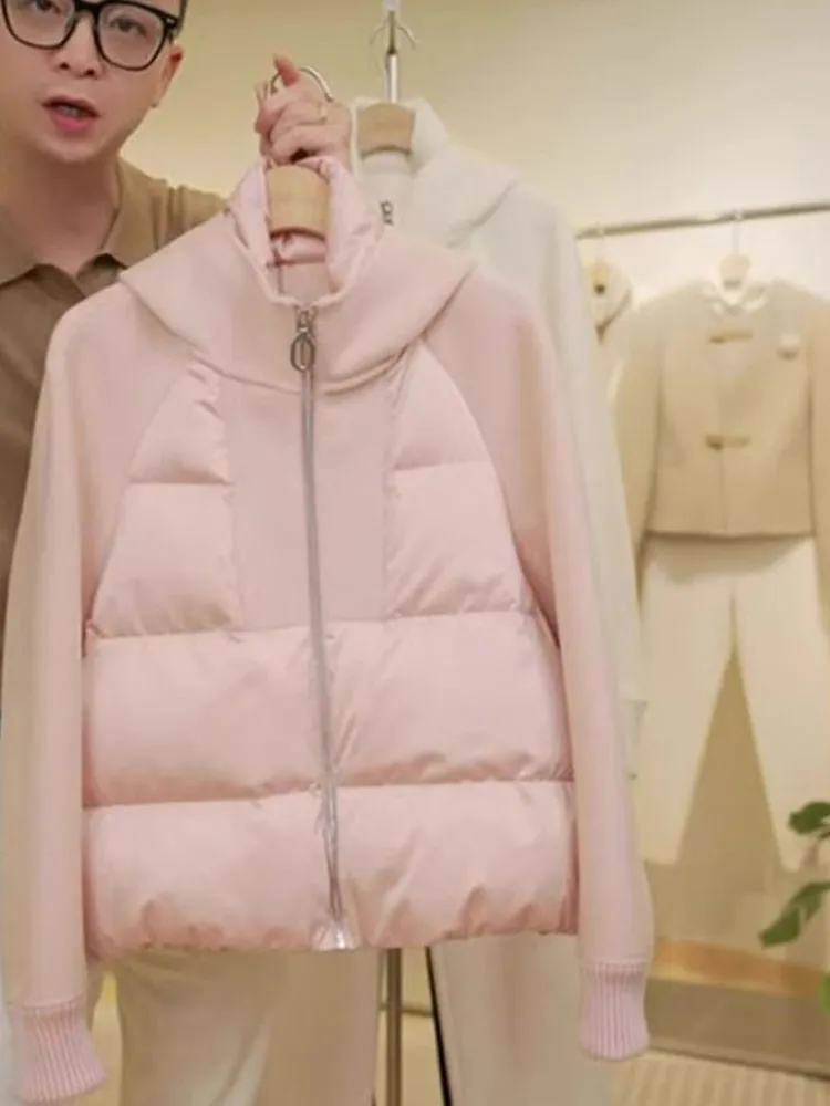 Ele Long Sve down Jaet Comodo design con cerniera Faionable Capispalla da donna Premium Quali Durevole per pendolari