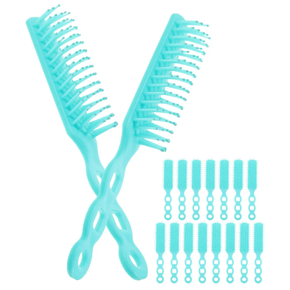 

15pcs Scalp Massage Comb Volumizing Styling Hair Brush for Salon Blowout Detangling Thick Hair Anti Static for Family