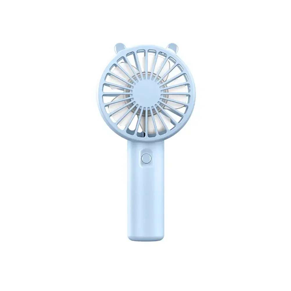 Draagbare handventilator Kleine koelventilator USB oplaadbare wimper Wimper Mute Cooler Handventilator Mini USB oplaadbaar bureau