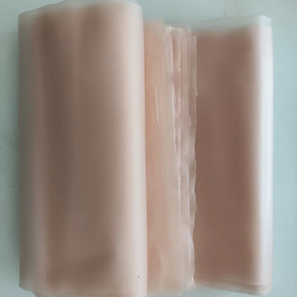 Black/Transparent Pre Glued Gauze Pu Film for Making Invisible Tapes Hair Extensions and Hairpieces Wig Cap - view 5