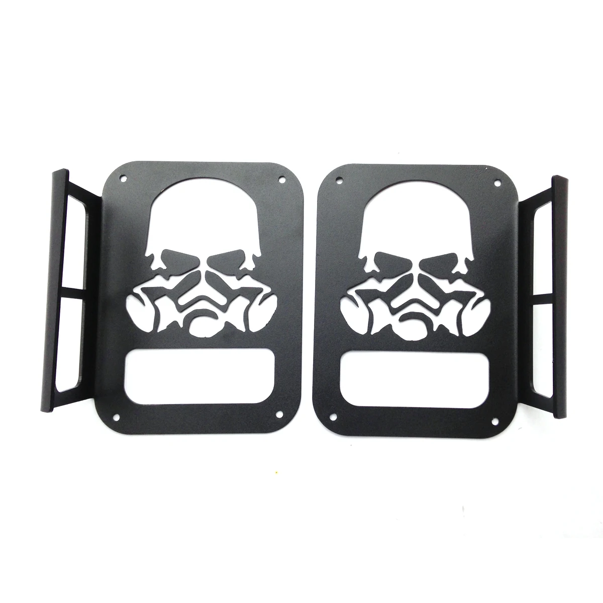 الذيل ضوء الحرس حامي غطاء الجمجمة الذيل لمبة خلفية الكسوة الحرس حامي إضاءة زينة الحرس الصلب ل جي p رانجلر JK 07-17