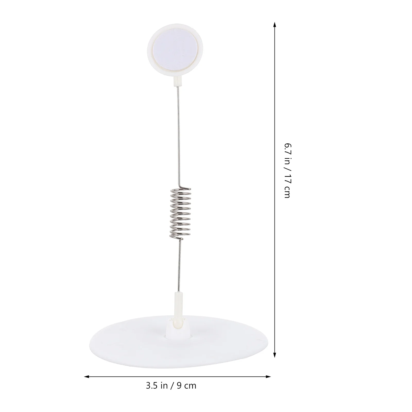 

Advertising Clip for Price Tag Display Holder Round Base Sign Practical Office Use Neon Food Labels Card Notepad Storage
