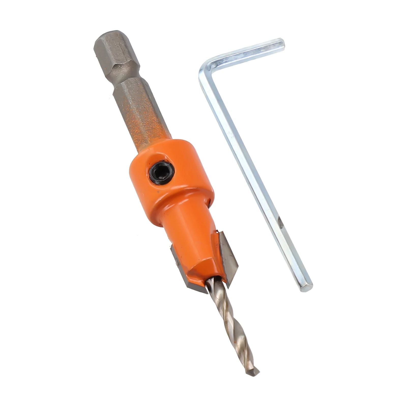Countersink Drill Bit Salad Drill Step Woodworking Power Tools 1/4inch Accessories Convenient Counterbore Drilling HCS