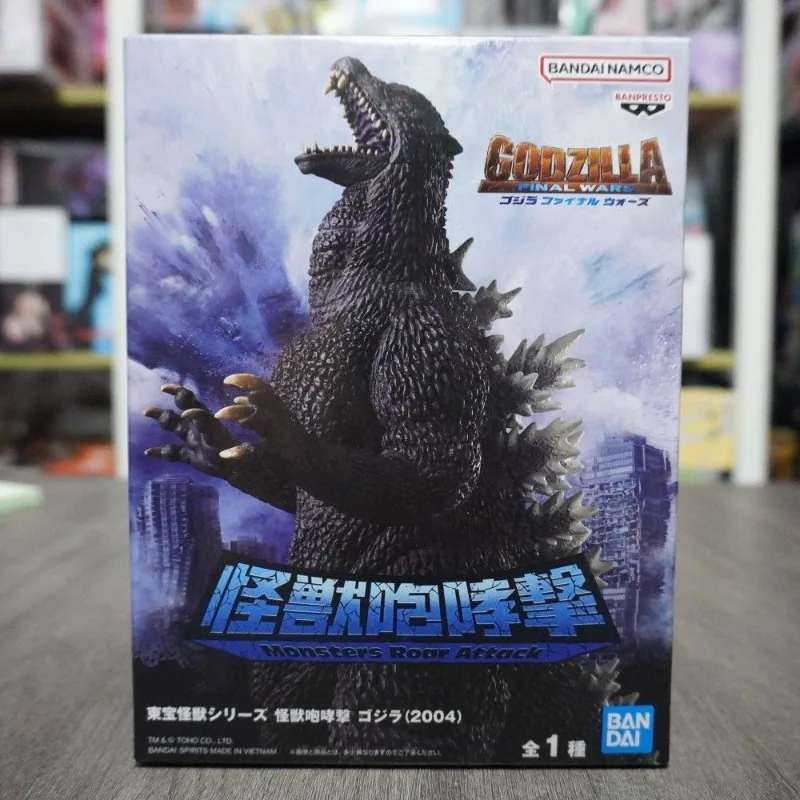 Bandai Op voorraad Banpresto Originele Godzilla: Final Wars Anime Monsters Roar Attack Godzilla Action Figurine Model Speelgoed Cadeau DT