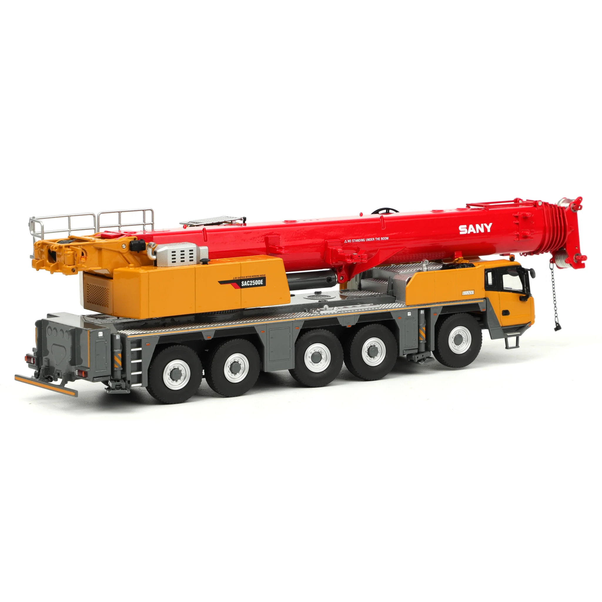 Diecast Model Gift 1:50 Scale SANY SAC2500E Automobile Crane Engineering Machinery Truck Vehicles Alloy Model for Collection