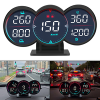 GPS Head-Up Display Overspeed Diagnotstic Speed Meter G17 Car Water Oil Temp Alarm For All Car HUD Speedometer Odometer