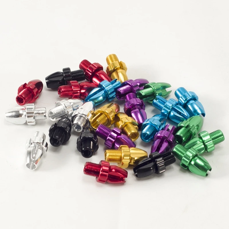 2Pcs 10mm Bicycles Brake Levers Adjuster Bikes Brake Levers Barrels Adjusters Adjusting Screws Fasteners Easy Installation image 2