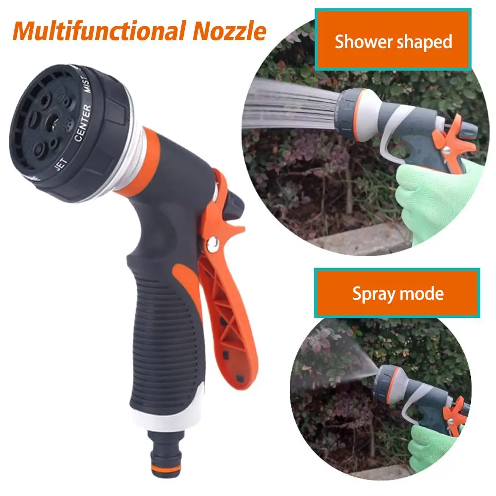 Spray Lawn Watering Multi-function Car Wash High Pressure Sprinkle Tools Nozzle Hose Garden Hand-held W1e6