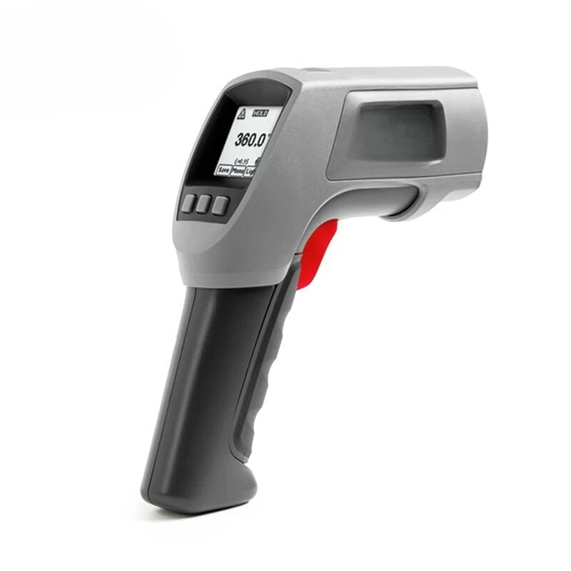 + High-precision infrared thermometer Industrial handheld temperature measuring gun point thermometer