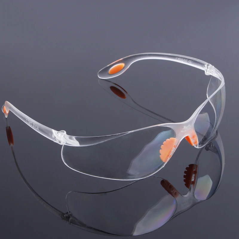 Schutzbrille, kratzfest, froschfest, transparente farbige Linse, Schutzbrille für Damen und Herren, Augenschutz in alle