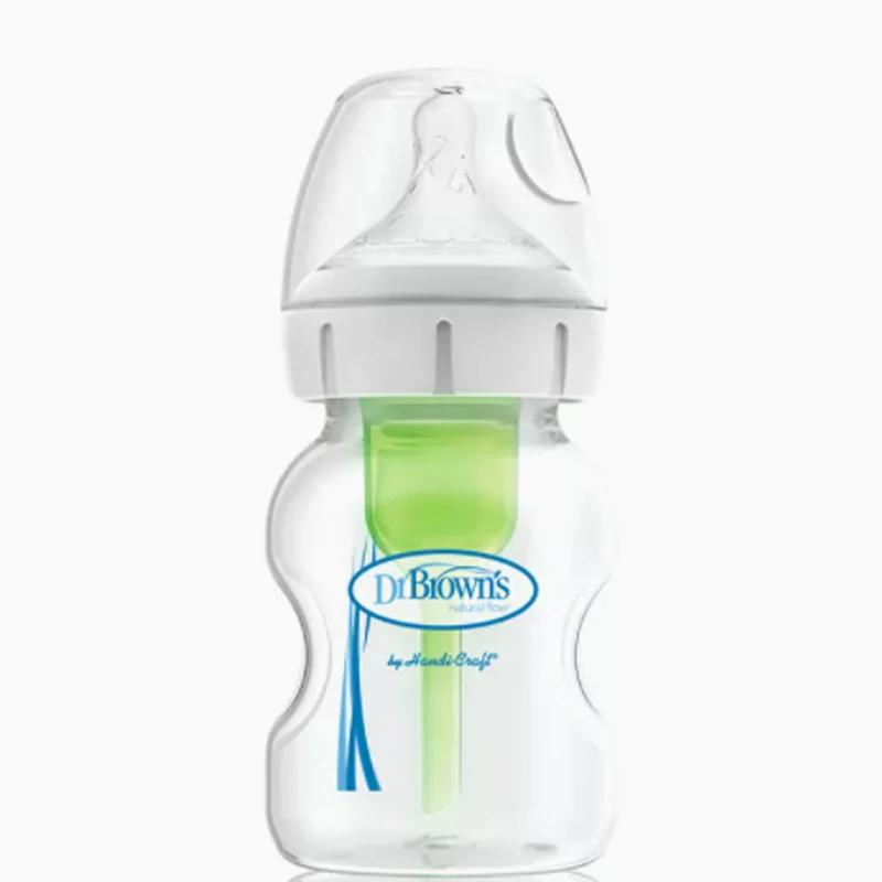 Dr. Brown's fles / pasgeboren / breed kaliber / pp fles / om winderigheid te voorkomen 150ML 270ML