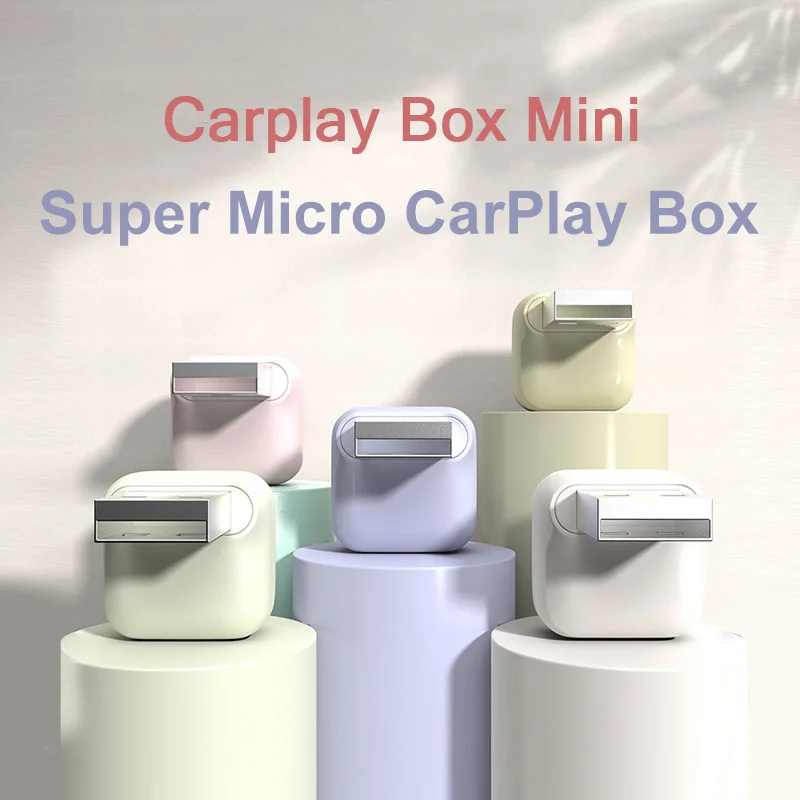 

Carplay Box Mini Wireless Car Adapter Accessories Portable 2 in 1 Quick Connection Car Bluetooth Automobile Supplies