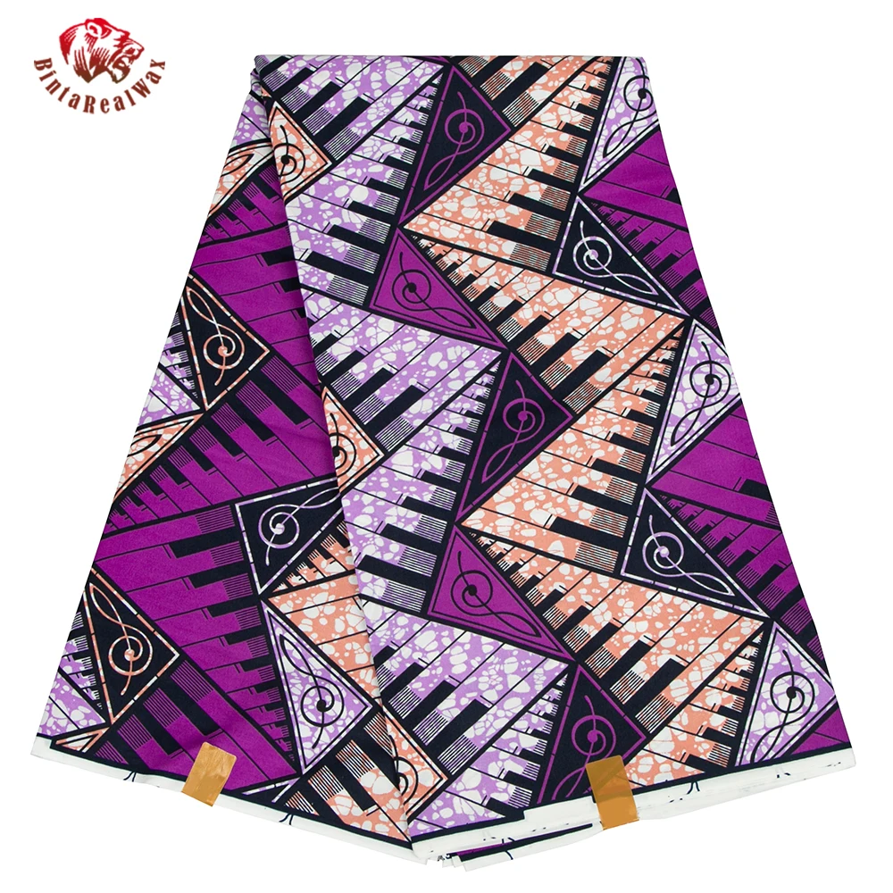 New African Printed Fabric Ankara Polyester Multicolor Dress Fabric Traditionally Used As Dress Fabric for Party Weddings