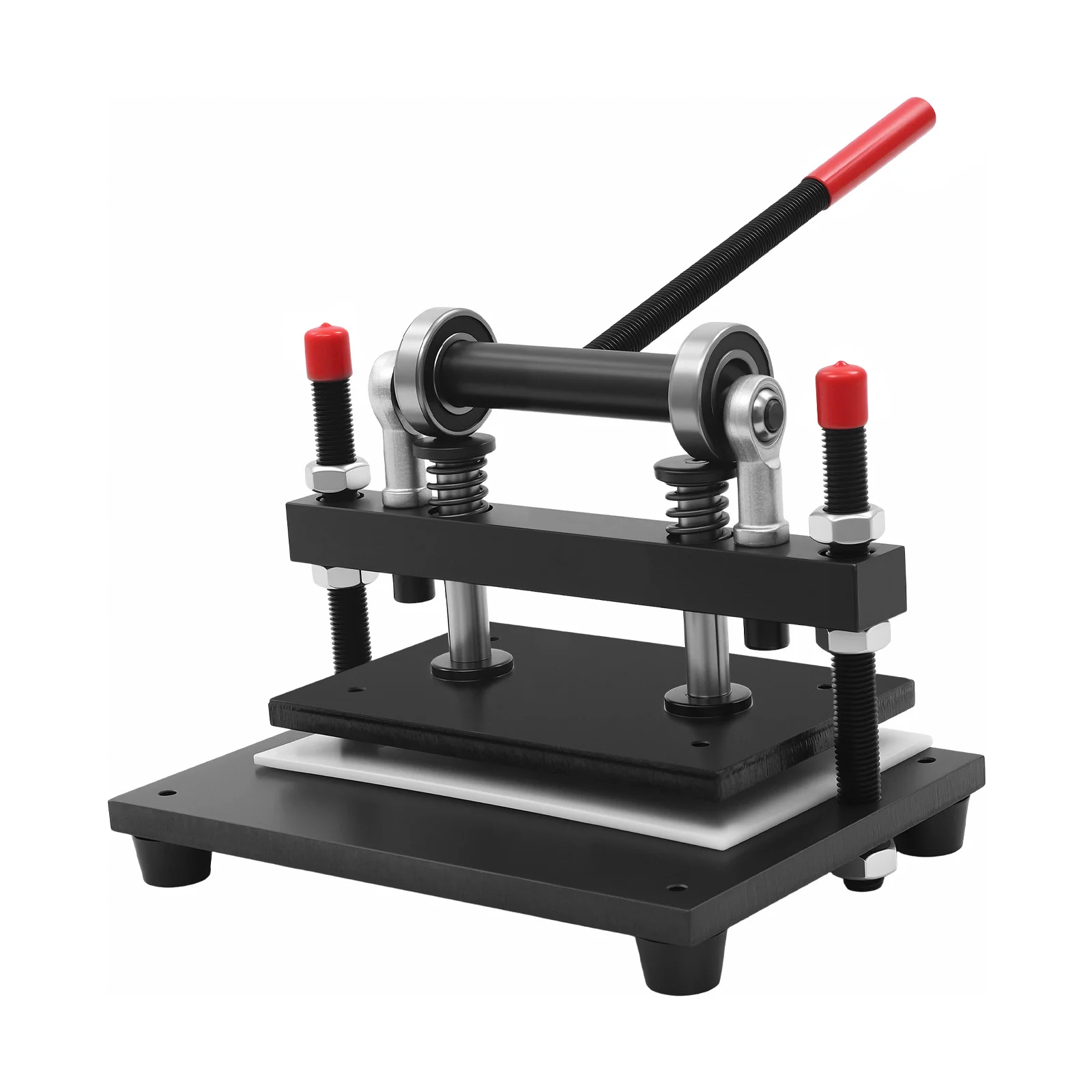 Zware lederen snijmachine Embossingplaat Handmatige stansmachine 0-4 inch drukslag lederen embossingmachine - afbeelding 2