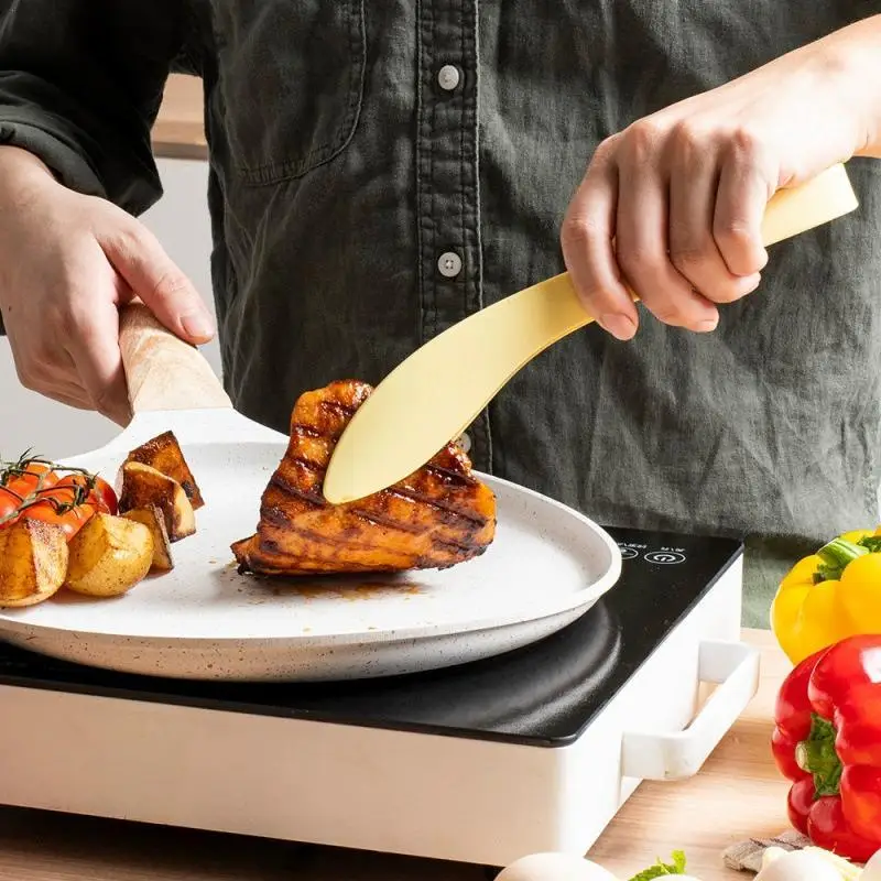 

1 шт., креативные силиконовые щипцы для закусок в форме листа, нескользящие ручки, зажим для кубиков льда для барбекю, хлеба, кубиков льда, кубиков, кухонные аксессуары