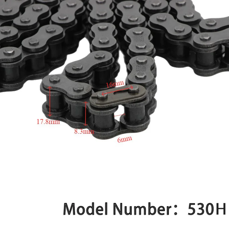 High Quality Motorcycle Transmissions 76L Motorcycle Chain Set 420 428 520 530 Motorcycle Chain