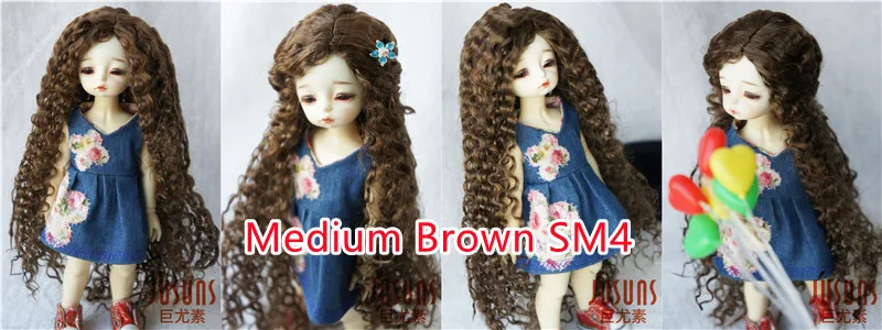 JD220 1/6 1/4 1/3 1/12 Blythes Extremely Long Curly Fashion Synthetic Mohair BJD Wig YOSD MSD SD Doll Accessories
