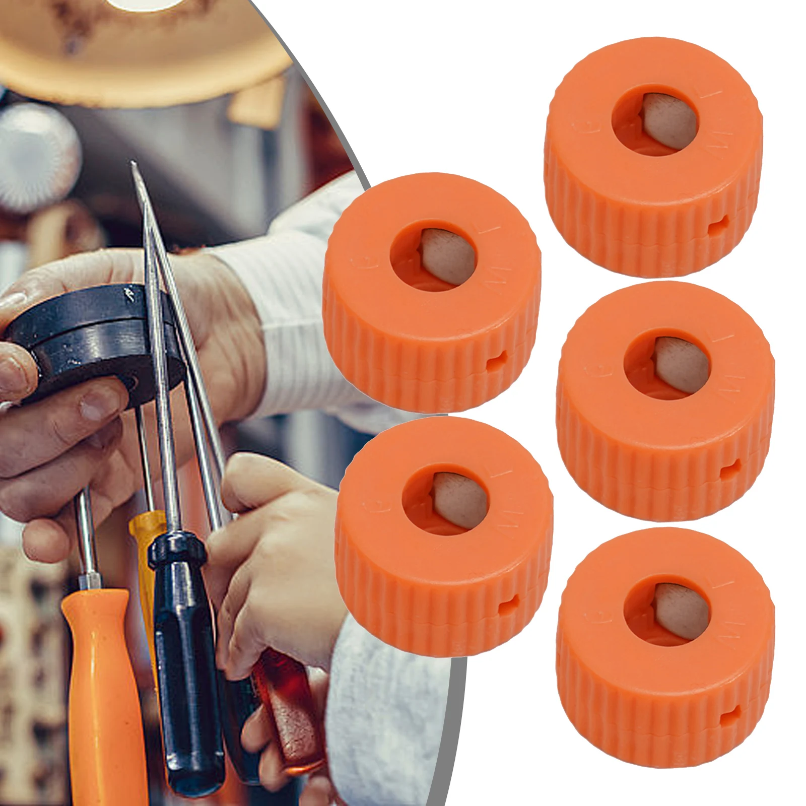 

Magnet Booster Mini Magnetizer Ring 18mm*10mm 7mm Hole Orange Without Demagnetizer Function For Screwdriver Bit