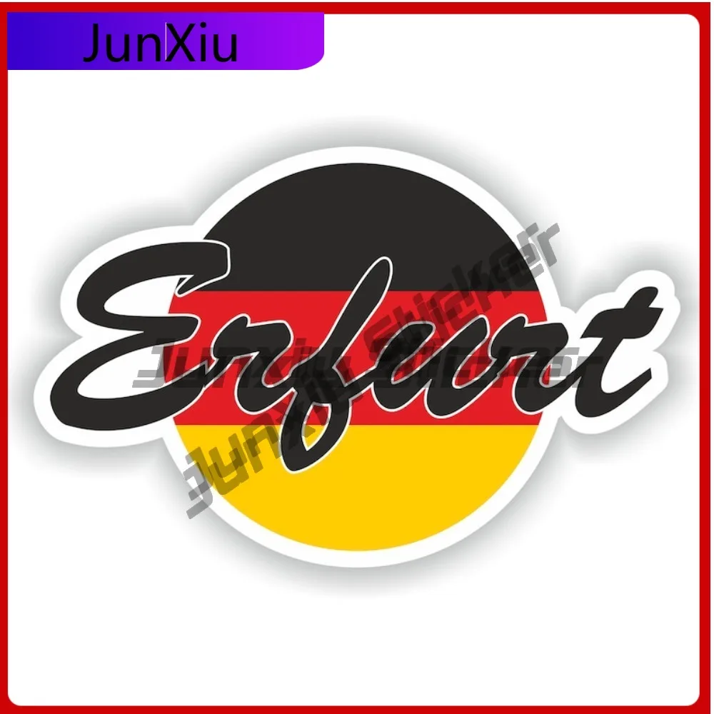 

Erfurt Germany Funny Wall Waterproof Sticker Accessory Trendy Accessory Stylish Sticker Design Bumper Weatherproof Motorcycle