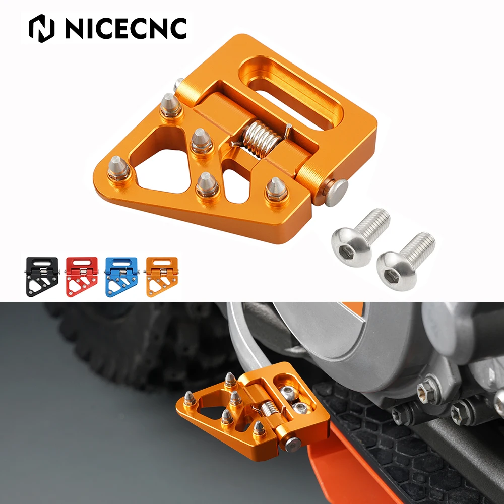 NICECNC For KTM 390 790 890 990 950 1050 1090 1190 1290 Super Adventure R S T 690 Enduro SMC R Rear Brake Pedal Step Tip Plate