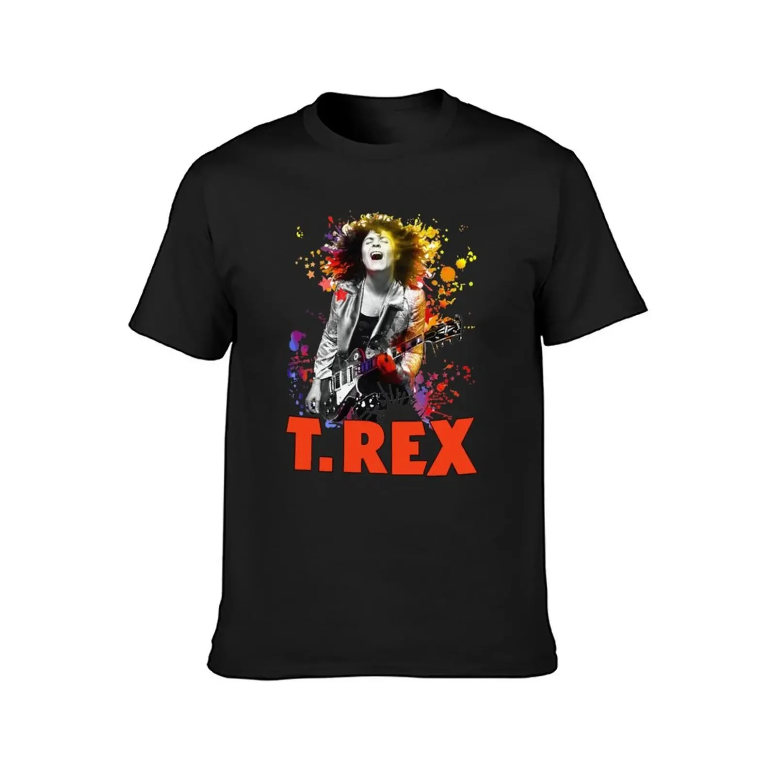 T. Rex Rock Band Marc Bolan Retro Cool Top T-shirt Short sleeve tee tops customs mens graphic t-shirts pack