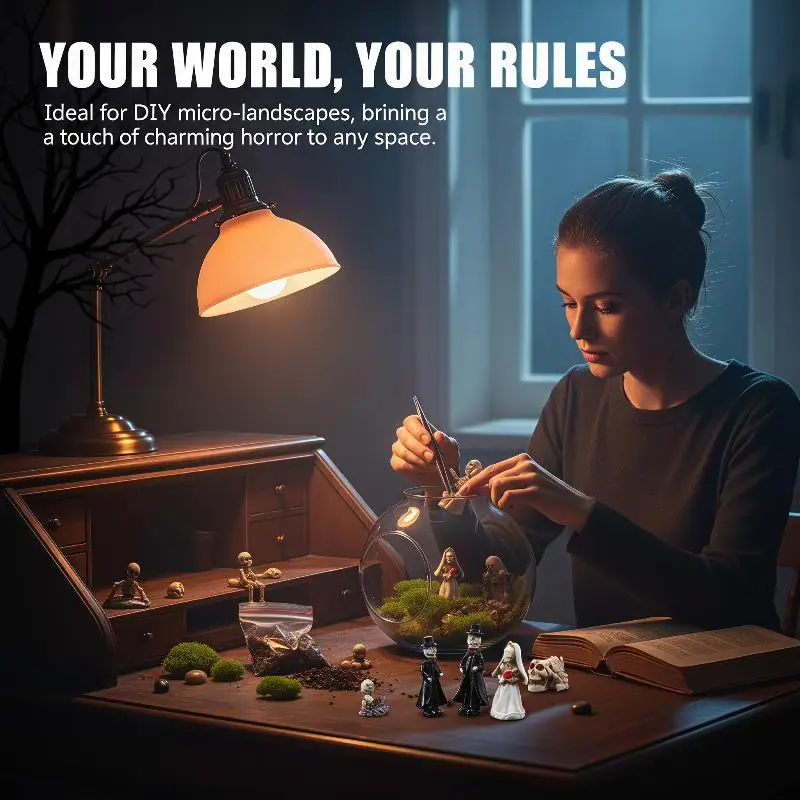 Миниатюрная-фигурка-из-смолы-на-Хэллоуин-Забавная-мультяшная-статуэтка-череп-для-праздничного-декора-подарок-для-детей-на-вечеринку-в-честь-Хэллоуина