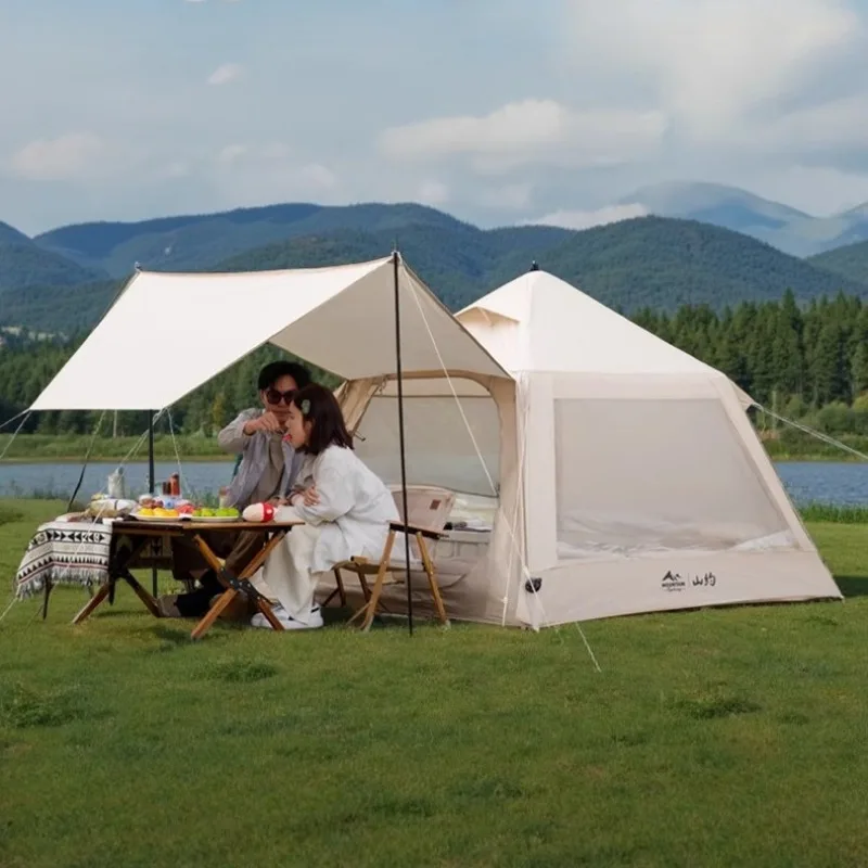 

Солнцезащитный козырек, портативная надувная палатка, быстрое автоматическое открытие, палатка для двора, многофункциональная большая космическая парковая палатка, товары для кемпинга