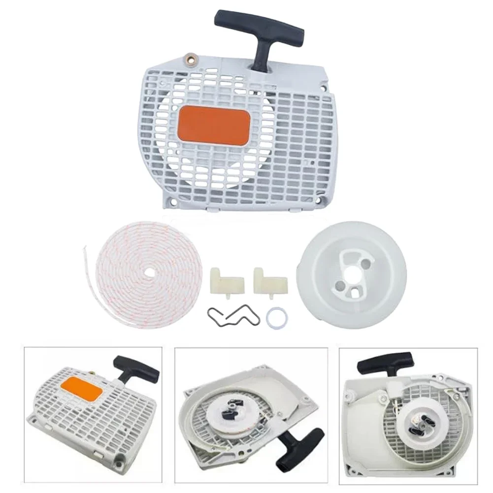 

Новый стартер с ручным запуском (рекоил) 2026 года с тросом и шкивом для бензопил Stihl 044 046 MS440 MS460 MS=440 460 Magnum= — Запасные части