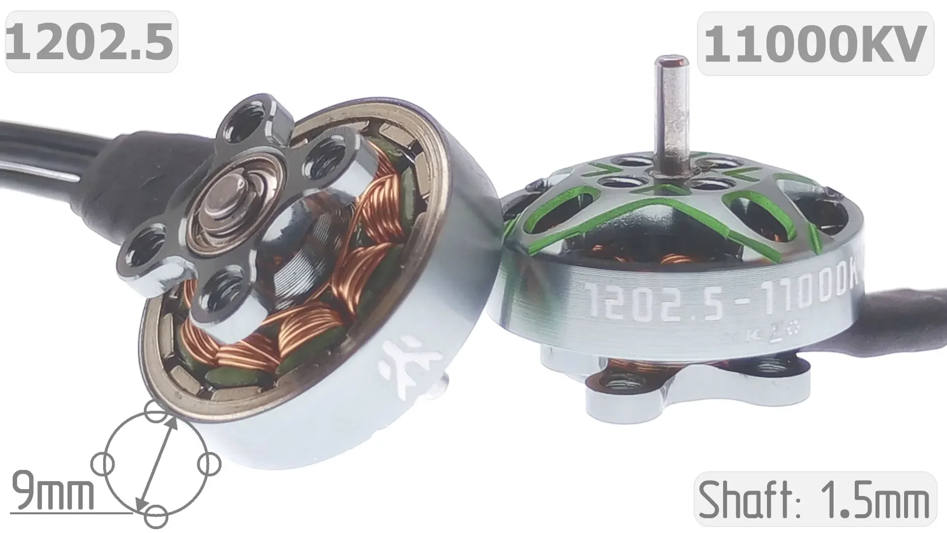 SkyDElHGLRC SPECTER 1202.5 Brushless Motor 11000KV 1-2S LIPO For FPV Freestyle 85mm 2.5inch Toothpick 3inch Long Range S