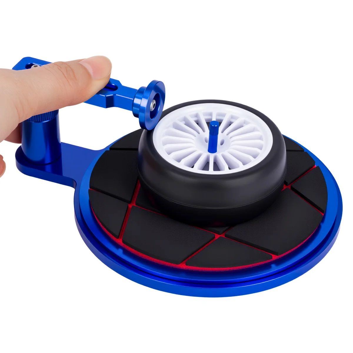 أداة مساعدة لتجميع الإطارات شبه الأوتوماتيكية من الألومنيوم لسيارة RC بمقياس 1/10 1/8 HSP HPI Kyosho ZD Hongnuo Redcat Traxxas #5