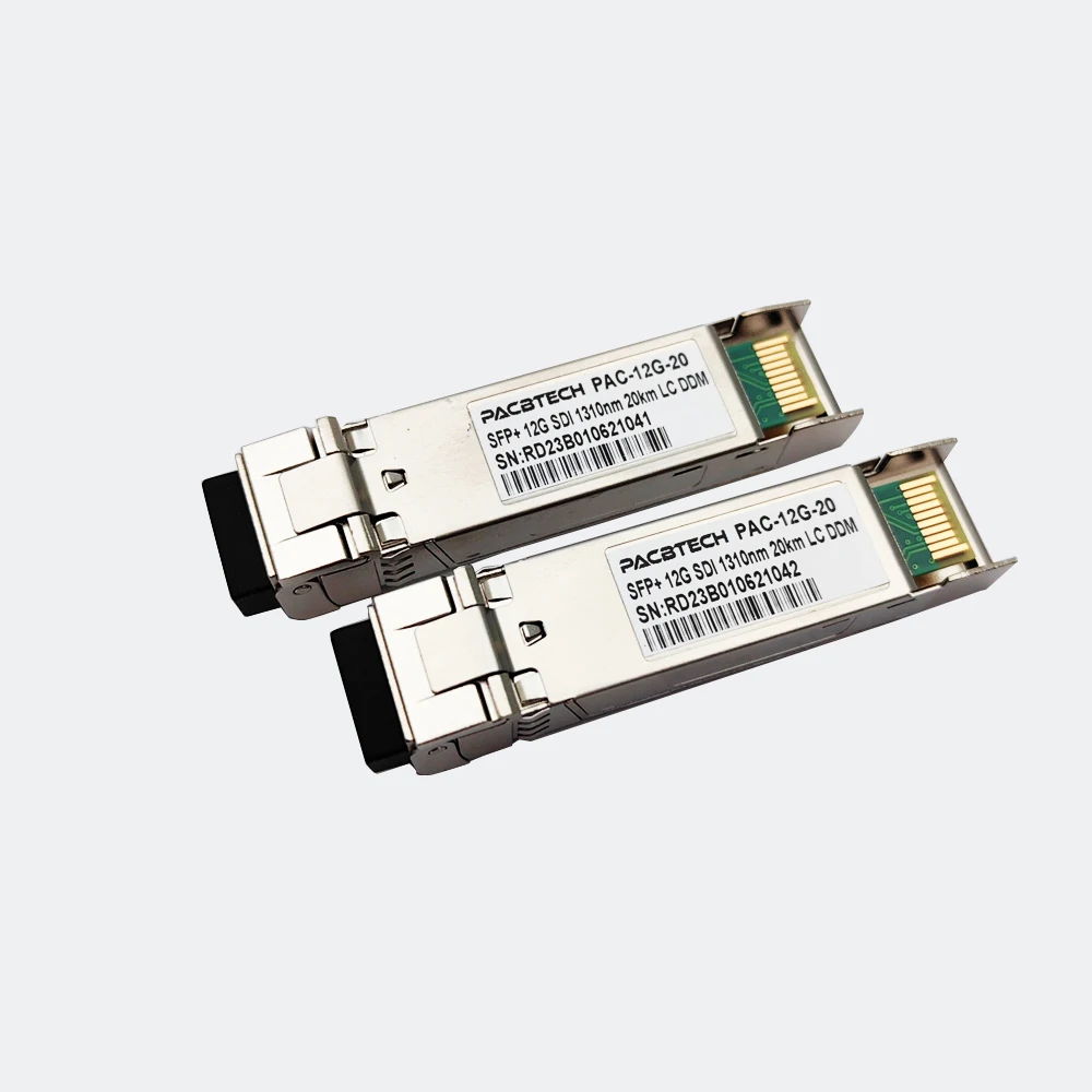 4K Video SFP SD-SDI HD-SDI 12G, Suitable for Blackmagic BMD, Yellobrik, High Quality, Singlemode, Dual Fiber, 20km