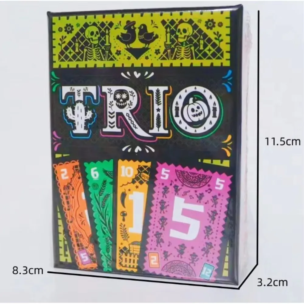 Strategic Card Board Game TRIO Fun For Family Friend Parties 3-6 Players All Ages Entertainment Toy view 3