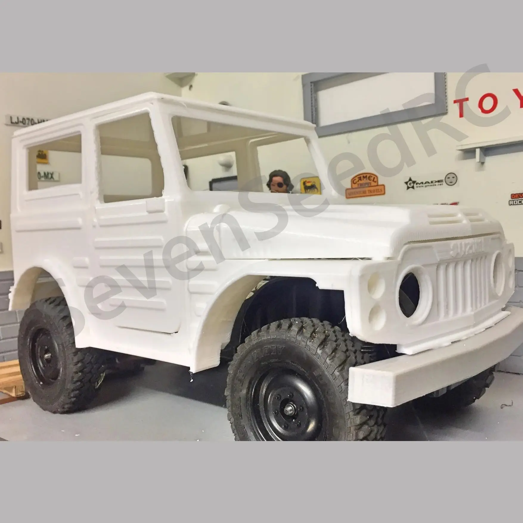 3d print car body kit SUZUKI LJ 80 Hard Body 242/313/324mm WHEELBASE suitable for SCX10 TRX4 CC-01 or MST cmx/cfx