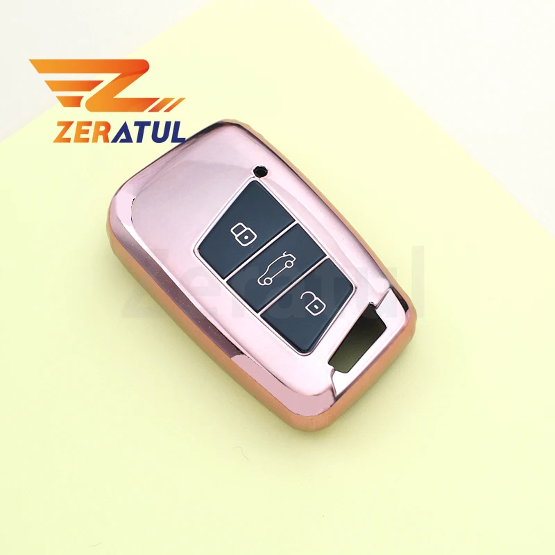 

3-кнопочный чехол из ТПУ с дистанционным управлением для Volkswagen VW Magotan Passat B8 Golf для Skoda Superb A7, защитные аксессуары