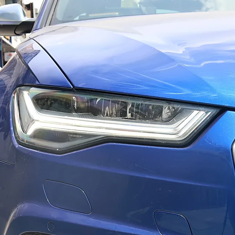 

Фара для Audi A6 C7 светодиодная фара 2012-2017 фары A6 C7 DRL указатель поворота дальнего света ангельский глаз проектор линзы аксессуары