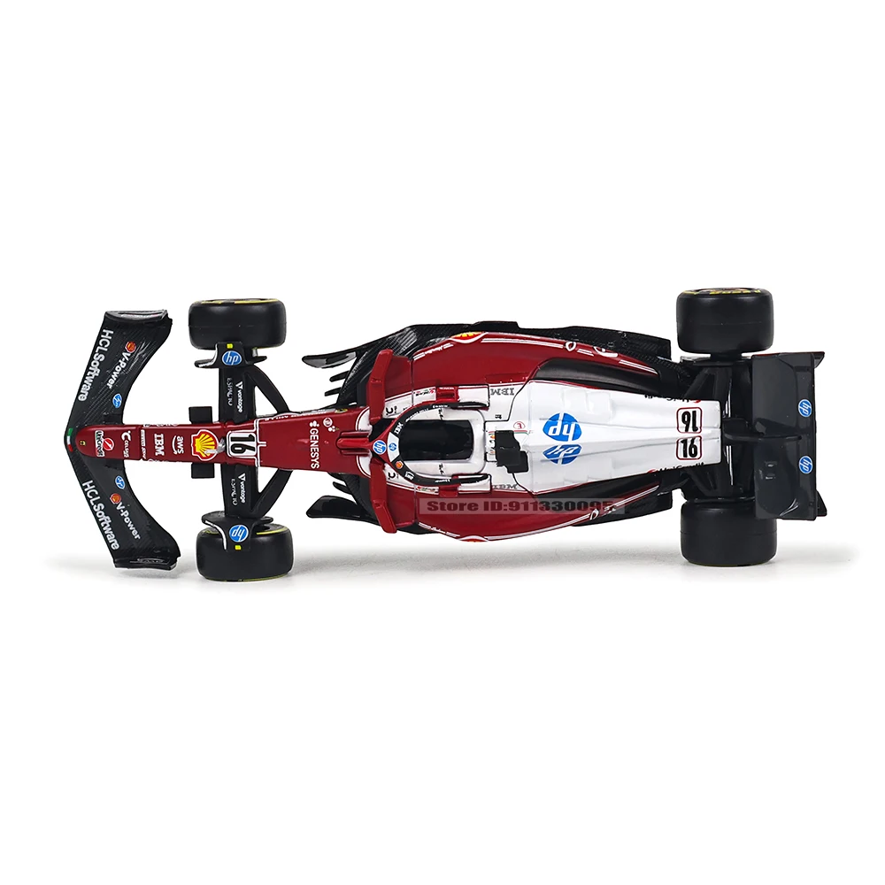 Bburago 1:43 2025 F1 Ferrari SF25 Monza #16 Charles Leclerc #44 Lewis Hamilton Alloy Car Die Cast Model Toy Collectible