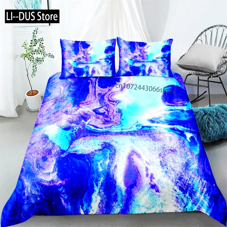 

Mandala Duvet Cover Set Bohemian Bedding Blue Pink Elegant Bohemian Romantic King Polyester Quilt Cover Quilt Cover Pillowcase