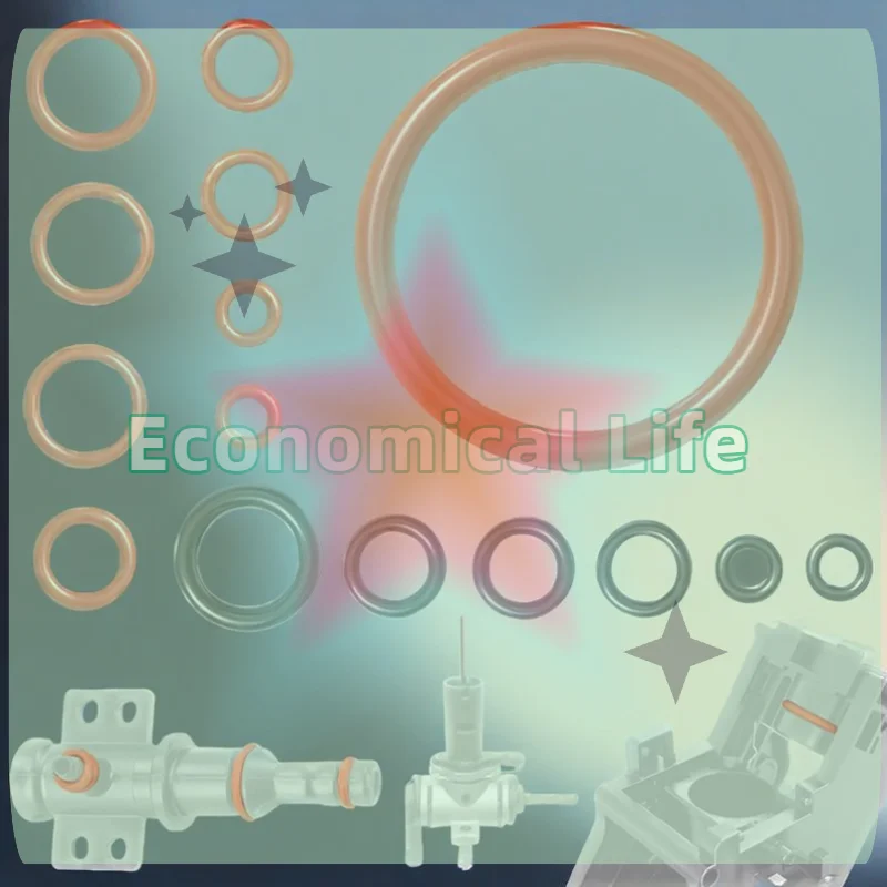 15Pcs Silicone For Saeco Coffee Machine O-Ring Seal Kit Gasket Brewing Group Spout Connector Sealing Rings Accessories